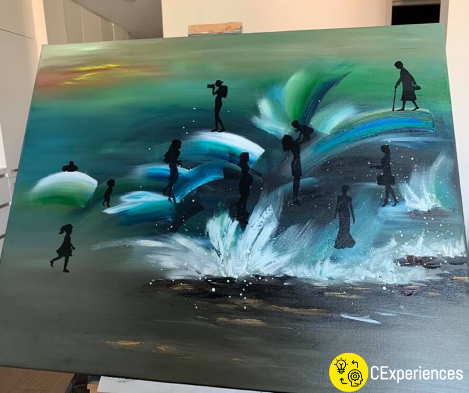 CExperiences Painting 'Formless Life'